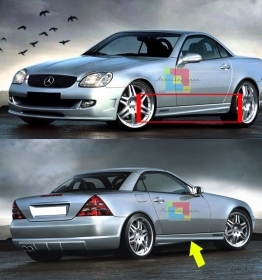 MINIGONNE LATERALI MERCEDES SLK R17