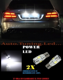 COPPIA LUCI TARGA MERCEDES CLASSE E