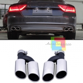 COPPIA TERMINALI DOPPIO SCARICO AUD