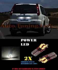 COPPIA LUCI TARGA NISSAN X-TRAIL XT