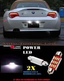 BMW Z4 LUCI TARGA 12 LED SMD BIANCO
