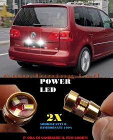 COPPIA LUCI TARGA VW TOURAN 2010-20
