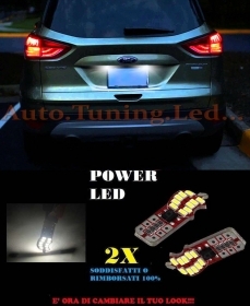 COPPIA LUCI TARGA FORD KUGA MK2 201