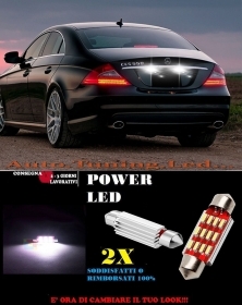 MERCEDES CLS W219 LUCI TARGA 12 LED