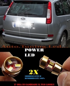 COPPIA LUCI TARGA FORD C MAX 07-10