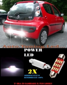 CITROEN C1 2005+ LUCI TARGA 12 LED