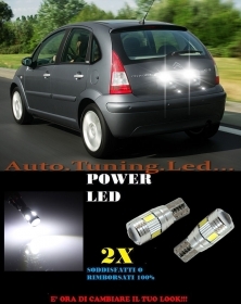 COPPIA LUCI TARGA CITROEN C3 02-10