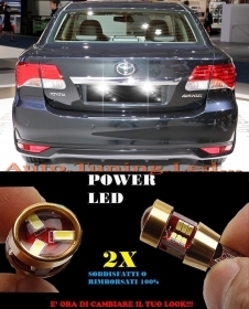 COPPIA LUCI TARGA TOYOTA AVENSIS 20
