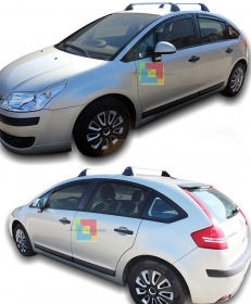 SET 4 DEFLETTORI ARIA CITROEN C4 5