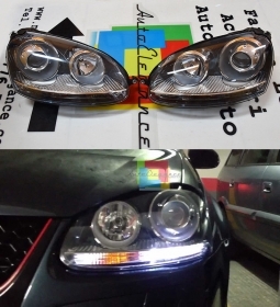 FARI ANTERIORI LOOK GTI VW GOLF 5 2