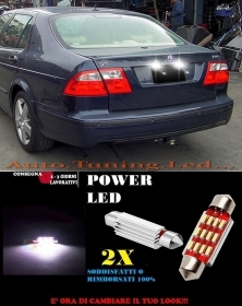 SAAB 95 9-5 98-05 LUCI TARGA 12 LED