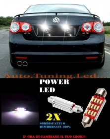 VW JETTA 5 LUCI TARGA 12 LED SMD BI