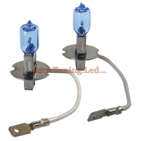 COPPIA LAMPADE H3 BLU XENON BIANCO