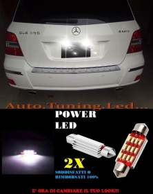 MERCEDES GLK X204 LUCI TARGA 12 LED