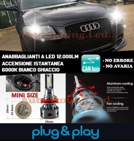 LAMPADE ANABBAGLIANTI LED AUDI A3 8