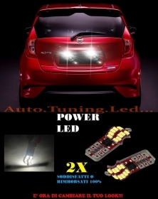 COPPIA LUCI TARGA NISSAN NOTE 2013+