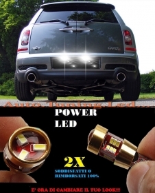 COPPIA LUCI TARGA MINI CLUBMAN R55