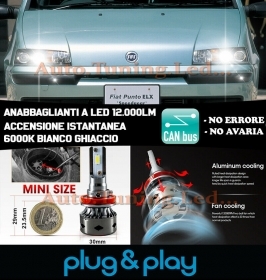 LAMPADE LED 12.000LM CREE FIAT PUNT
