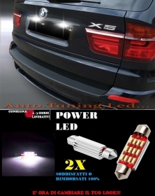 BMW X5 E70 07-13 LUCI TARGA 12 LED