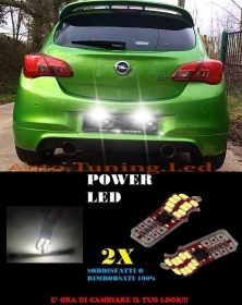 COPPIA LUCI TARGA OPEL CORSA E 2014
