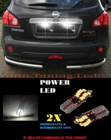COPPIA LUCI TARGA NISSAN QASHQAI QA