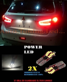 COPPIA LUCI TARGA MITSUBISHI OUTLAN