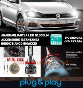 LAMPADE ANABBAGLIANTI LED VW POLO A