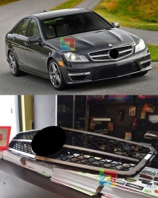 GRIGLIA ANTERIORE MERCEDES C W204 S