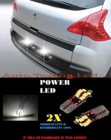 COPPIA LUCI TARGA PEUGEOT 3008 T10