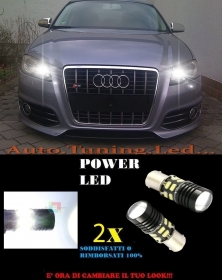 COPPIA LAMPADE LUCI DIURNE LED 6000