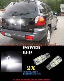 COPPIA LUCI TARGA HYUNDAI SANTA FE