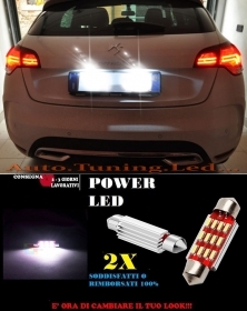 CITROEN DS LUCI TARGA 12 LED SMD BI