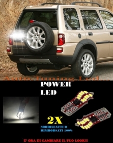 COPPIA LUCI TARGA LAND ROVER FREELA