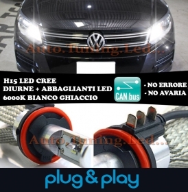 LAMPADE DIURNE ABBAGLIANTI H15 LED