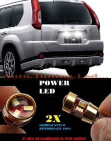 COPPIA LUCI TARGA NISSAN X-TRAIL 07