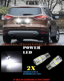 COPPIA LUCI TARGA FORD KUGA 2008-20
