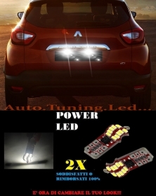 COPPIA LUCI TARGA RENAULT CAPTUR T1