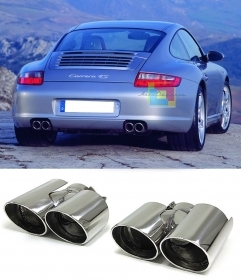 COPPIA TERMINALI DI SCARICO PORSCHE