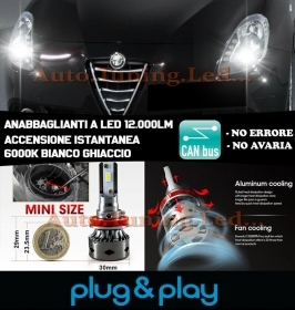 LAMPADE ANABBAGLIANTI LED ALFA ROME