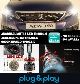 LAMPADE LED 12.000LM CREE PEUGEOT 3