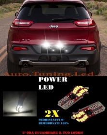 COPPIA LUCI TARGA JEEP CHEROKEE KL