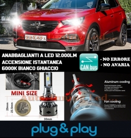 LAMPADE LED 12.000LM CREE OPEL GRAN
