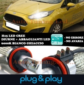LAMPADE DIURNE ABBAGLIANTI H15 LED