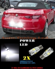 COPPIA LUCI TARGA ALFA ROMEO SPIDER