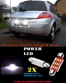 RENAULT MEGANE 2 LUCI TARGA 12 LED