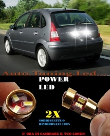 COPPIA LUCI TARGA CITROEN C3 02-10