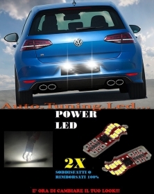 COPPIA LUCI TARGA VW GOLF 7 2012+ T