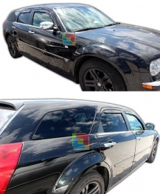 SET 4 DEFLETTORI ARIA CHRYSLER 300C