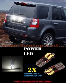 COPPIA LUCI TARGA LAND ROVER FREELA