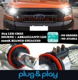 LAMPADE DIURNE ABBAGLIANTI H15 LED